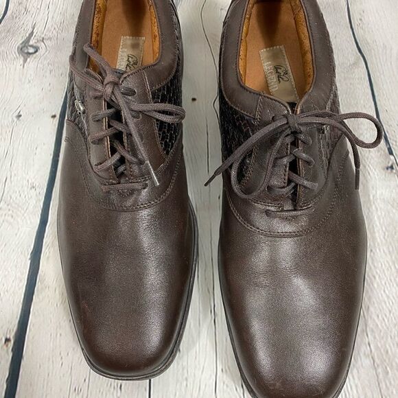 Arnold Palmer Legend  Leather Golf Shoes Size 11 - Picture 3 of 11